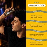 unbound volumizing hair mist + strength tonic power stack