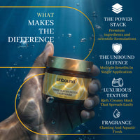 experience the power difference with unbound hard water detox hair mask