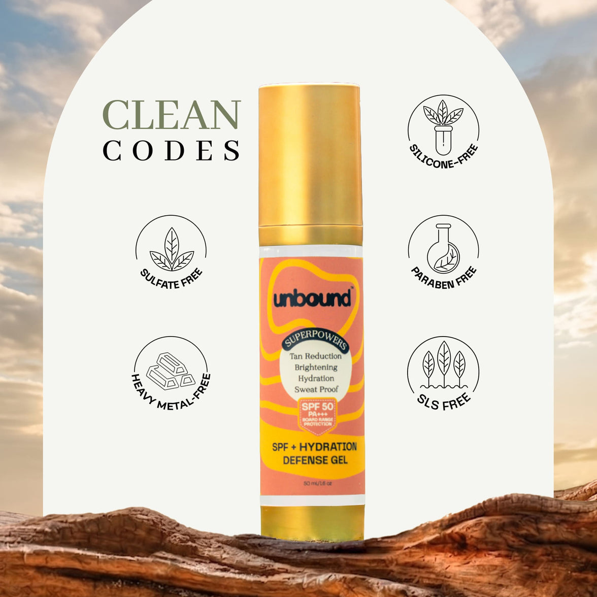 unbound sunscreen clean codes