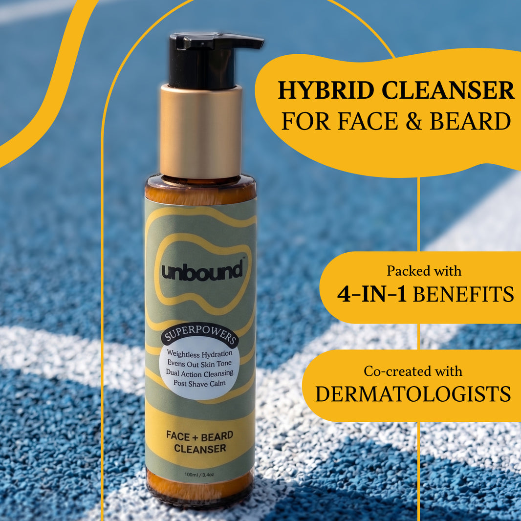 image unbound face + beard cleanser