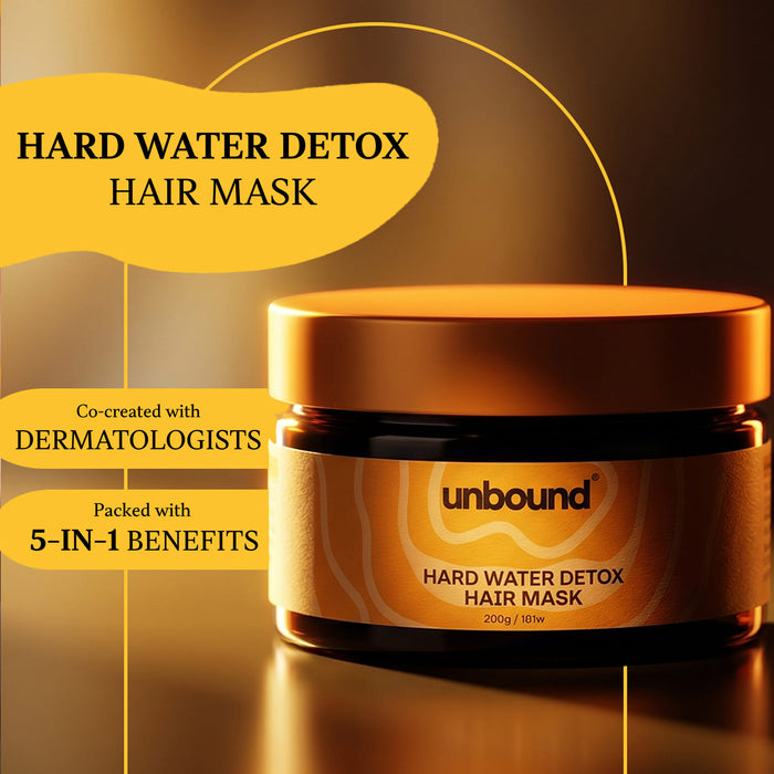 unbound hard water detox hair mask